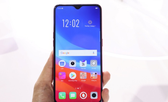 Oppo F9 hao pin nhanh