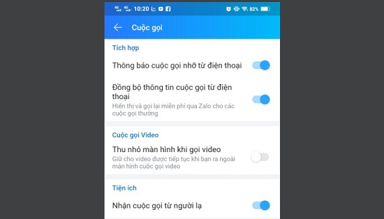 Cách cài đặt thông báo Zalo