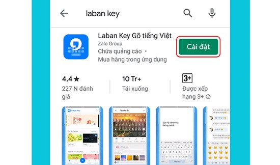 Dùng ứng dụng Laban Key