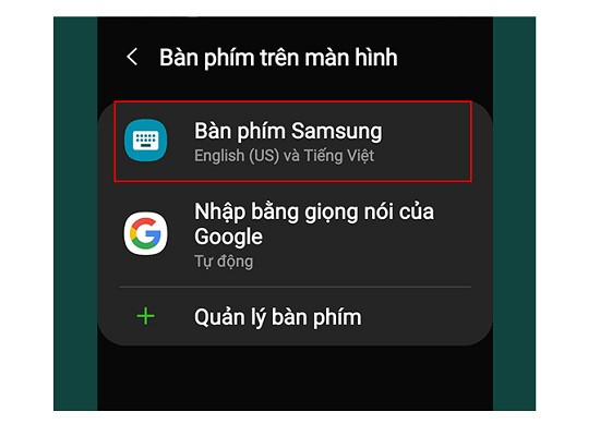 Khắc phục lỗi bàn phím Samsung Khắc phục lỗi bàn phím Samsung