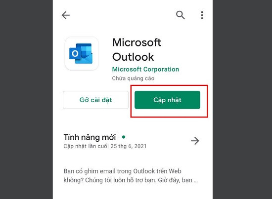 Kiểm tra ứng dụng outlook Kiểm tra ứng dụng outlook