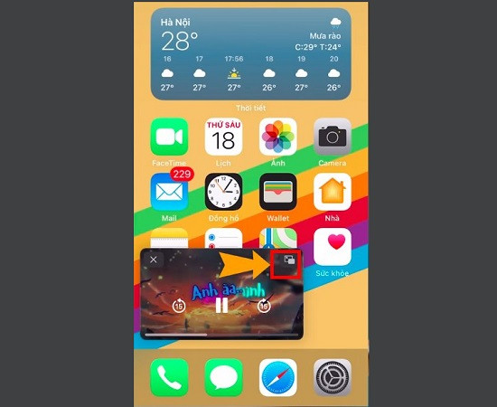 Tắt video thu nhỏ iOS 14 Tắt video thu nhỏ iOS 14