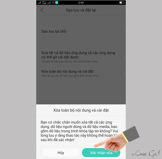 Khôi phục cài đặt gốc Oppo Khôi phục cài đặt gốc Oppo