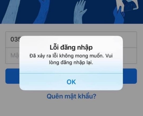 Không đăng nhập được Facebook trên iPhone