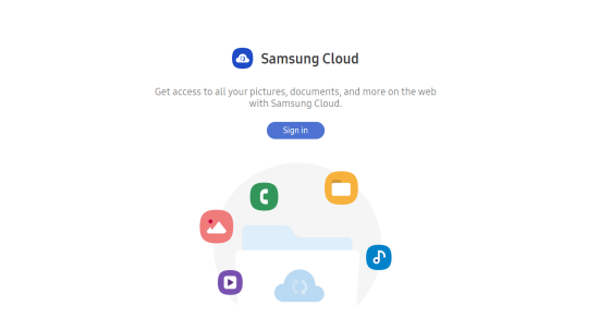 Tài khoản Samsung Cloud Tài khoản Samsung Cloud