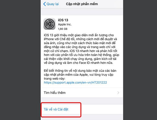 Cập nhật phần mềm iPhone 11 Pro Max Cập nhật phần mềm iPhone 11 Pro Max