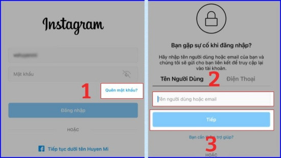 Đổi mật khẩu Instagram trên máy tính bước 1 Đổi mật khẩu Instagram trên máy tính bước 1