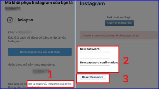 Đổi mật khẩu Instagram trên máy tính bước 3