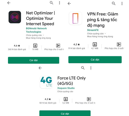 Dùng App tăng tốc độ mạng Xiaomi Dùng App tăng tốc độ mạng Xiaomi