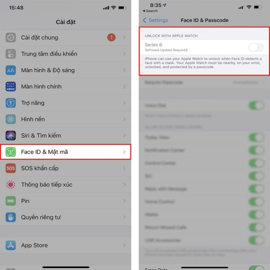 Dùng iOS 14.5 mở khóa Face ID đeo khẩu trang Dùng iOS 14.5 mở khóa Face ID đeo khẩu trang