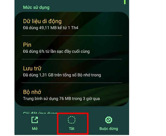 Tắt ứng dụng chạy ngầm trên điện thoại Android Tắt ứng dụng chạy ngầm trên điện thoại Android