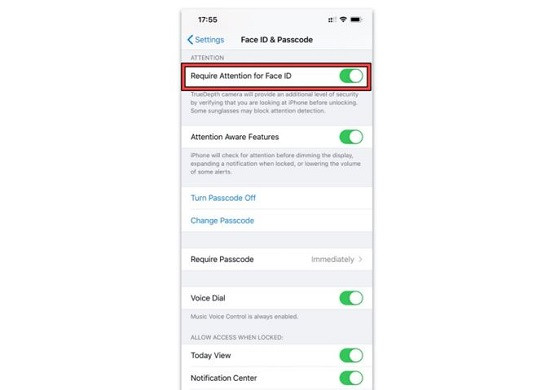 Thay đổi cài đặt Face ID iPhone 12 Pro Max