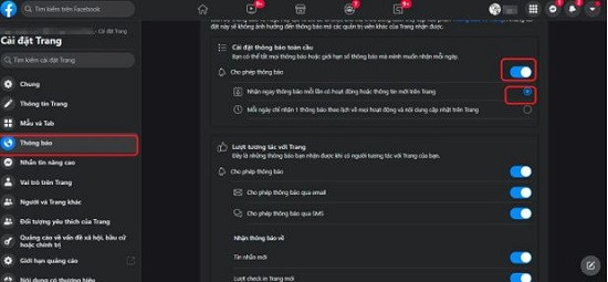 Cách nhận thông báo fanpage Cách nhận thông báo fanpage