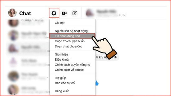 Cách xem tin nhắn chờ Messenger trên máy tính