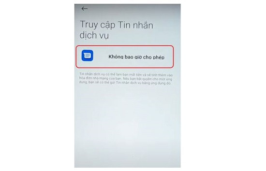 Nguyên nhân Xiaomi không gửi được tin nhắn tổng đài Nguyên nhân Xiaomi không gửi được tin nhắn tổng đài