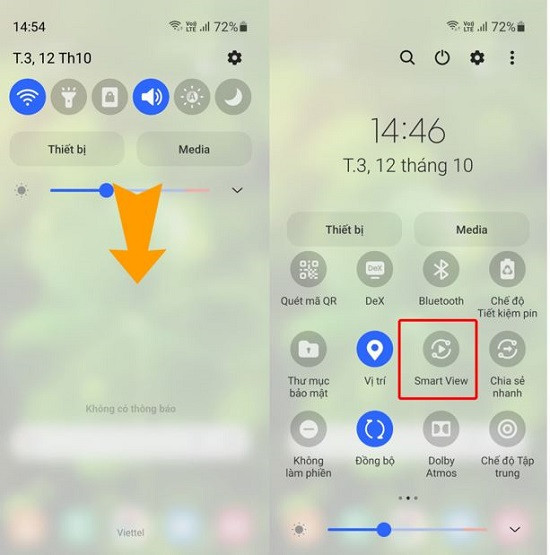 Cách bật tính năng screen mirroring trên điện thoại Samsung