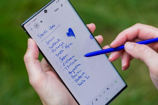 Màn hình Samsung Note 10 Plus bị ám vàng