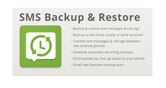Ứng dụng SMS Backup and Store