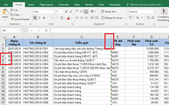 Không hiện được dòng ẩn trong Excel và cách khắc phục đơn giản