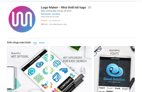 Ứng dụng Logo Maker
