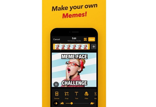 MEME GIF Maker ImgPlay dành cho iOS