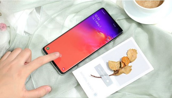 Dấu hiệu Samsung S10 hư cảm biến vân tay Dấu hiệu Samsung S10 hư cảm biến vân tay