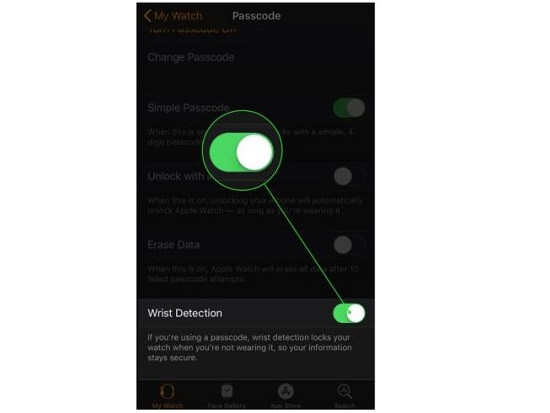 Bật tính năng phát hiện cổ tay trên Apple Watch Bật tính năng phát hiện cổ tay trên Apple Watch