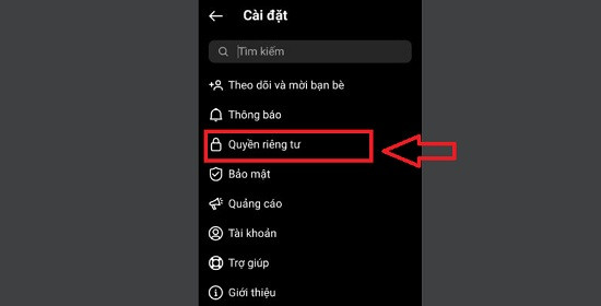 Cài đặt quyền riêng tư trên Instagram Cài đặt quyền riêng tư trên Instagram