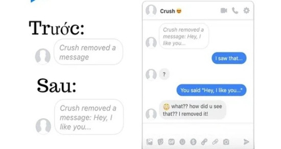 Cách xem lại tin nhắn người khác đã thu hồi trên Messenger