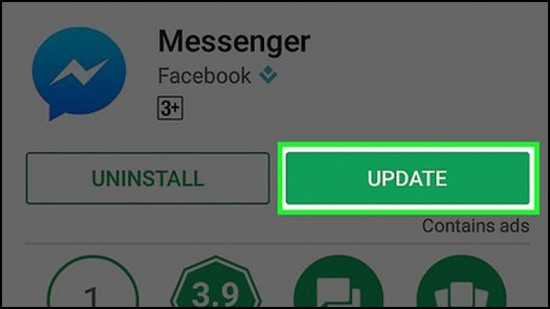 Cập nhật app Messenger