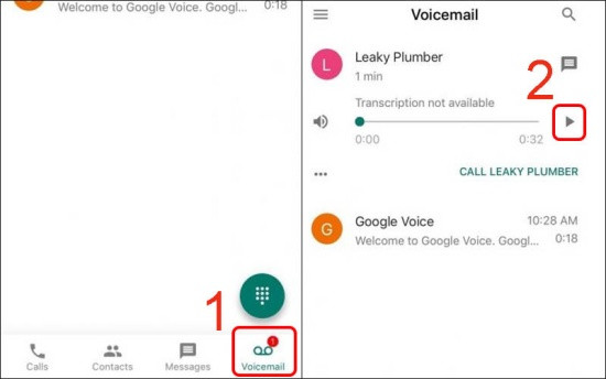 Sử dụng Google Voice