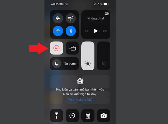 Tắt tính năng khóa hình dọc trên iPhone Tắt tính năng khóa hình dọc trên iPhone
