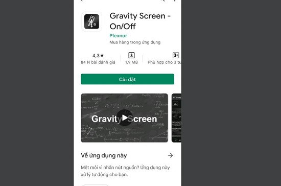 Ứng dụng Gravity Screen