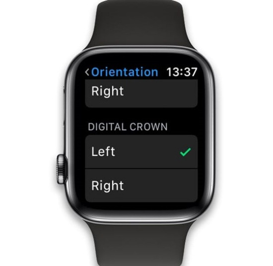 Cách hỉnh màn hình Apple Watch bị ngược trên chính thiết bị