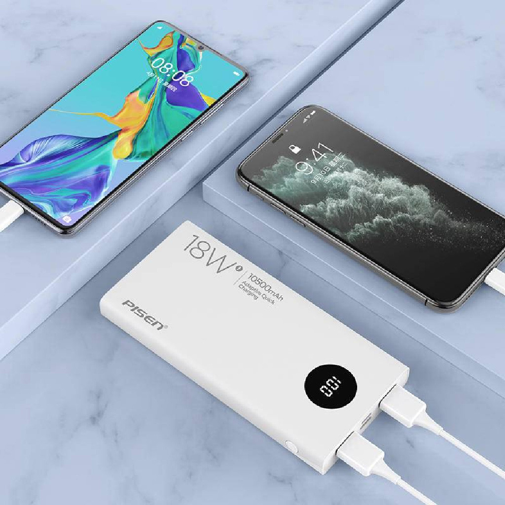Sạc dự phòng Pisen Quick 10500mAh giá tốt
