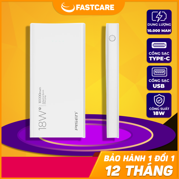 sac-du-phong-pisen-quick-power-sno-10000mah-18w-fc