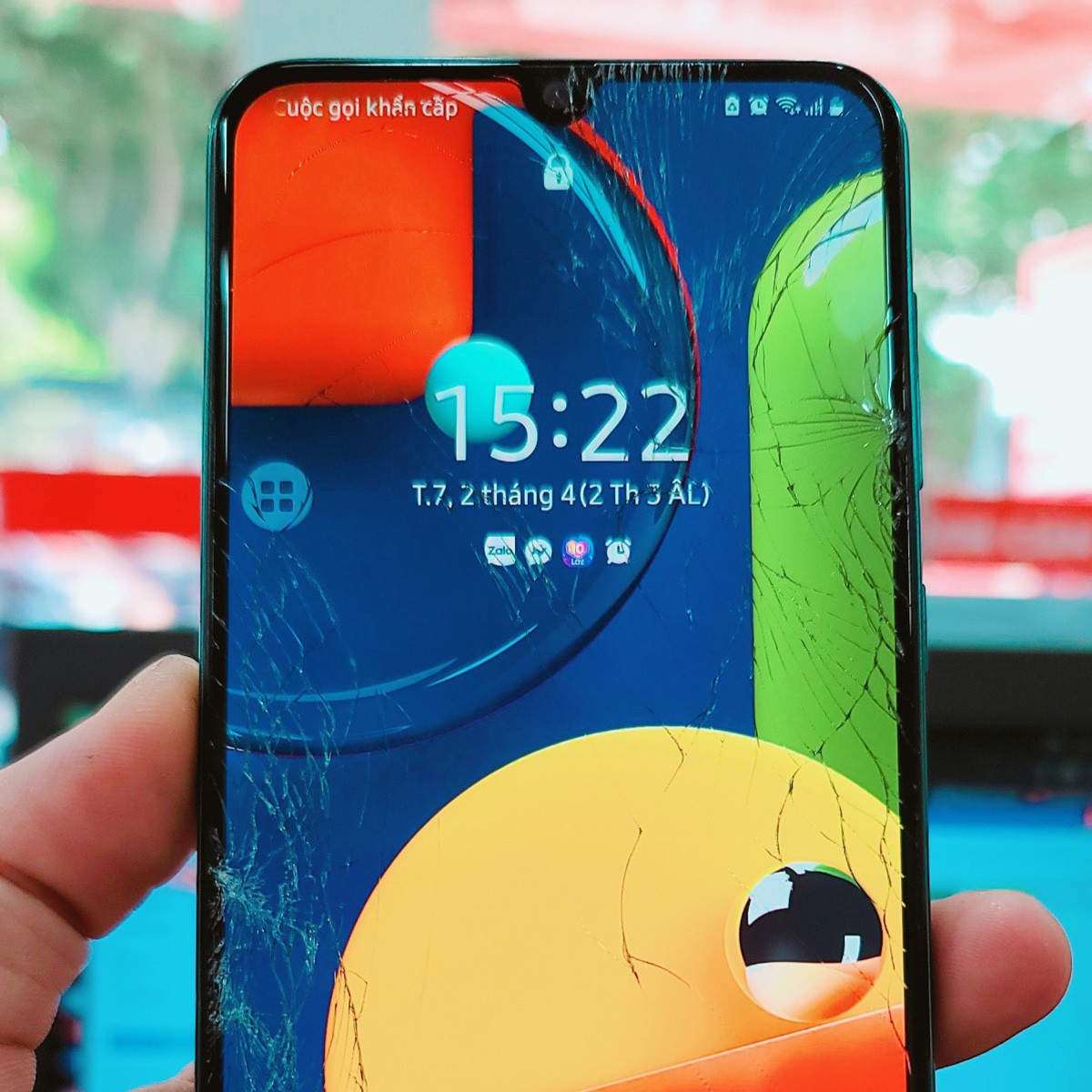 How to Change Wallpaper in SAMSUNG Galaxy A50 - Set Wallpaper - YouTube