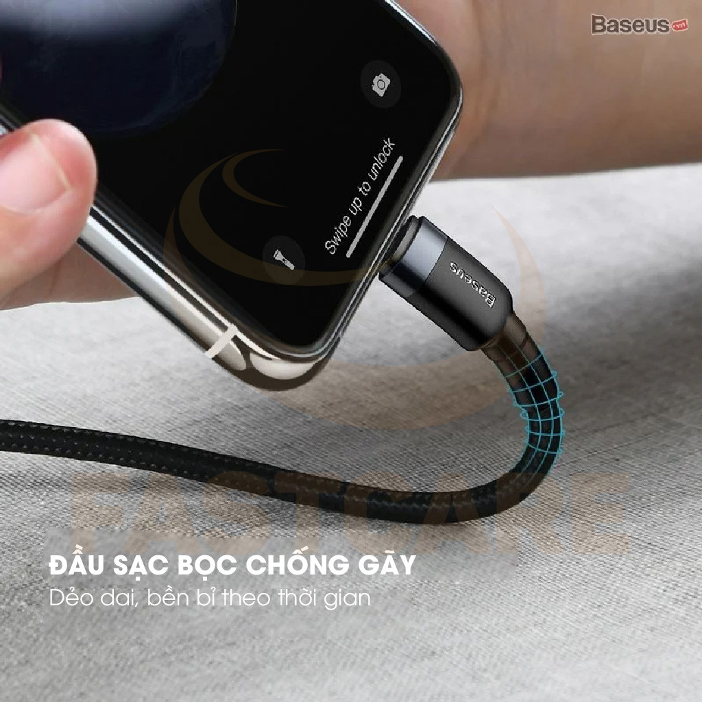 Baseus Cafule Lightning 2m bền bỉ Baseus Cafule Lightning 2m bền bỉ