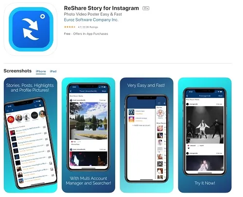 Cách lưu đoạn phim Instagram đem nhạc về điện thoại cảm ứng iOS