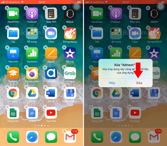 Cách xóa ứng dụng trên iPhone Cách xóa ứng dụng trên iPhone