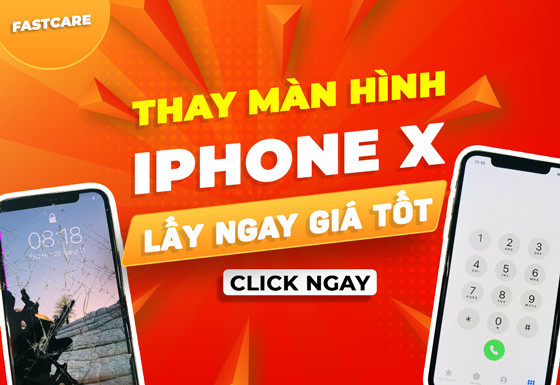 thay man hinh iphone x fastcare