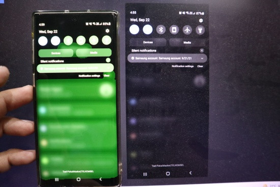 Samsung Note 10 Plus lỗi màn hình xanh