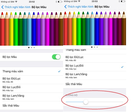 Thiết lập bộ lọc màu trên iPhone X