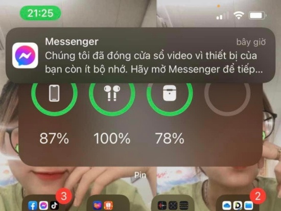Messenger bị văng trên iOS 16