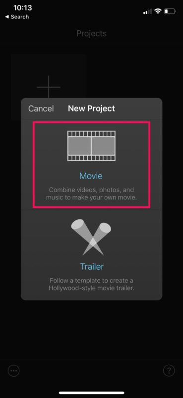 Xóa âm thanh video qua ứng dụng iMovie