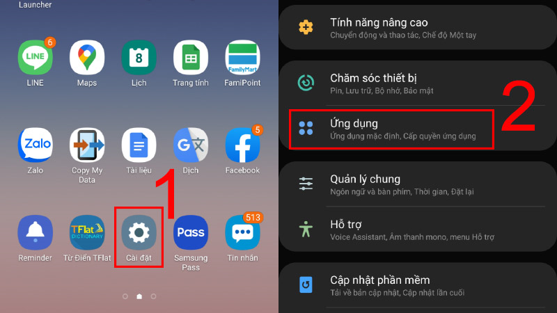 Xóa dữ liệu ứng dụng Xóa dữ liệu ứng dụng