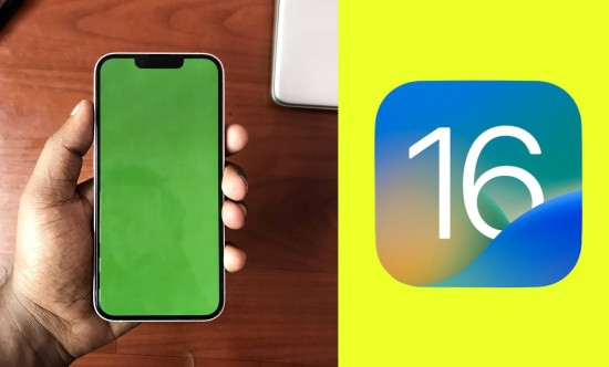 Cập nhật iOS 16 bị xanh màn hình