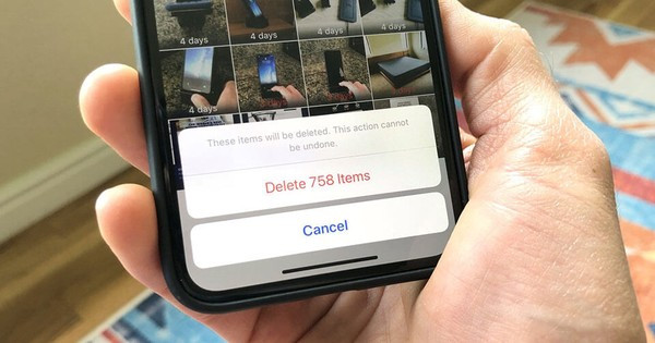 Xóa bớt ảnh, video trong thư viện Xóa bớt ảnh, video trong thư viện