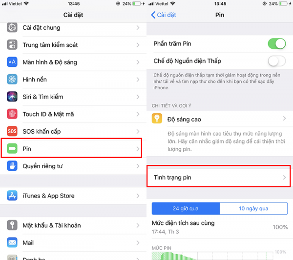 iPhone để qua đêm tụt pin nhiều iPhone để qua đêm tụt pin nhiều