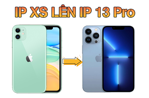độ vỏ iPhone XS lên iPhone 13 Pro